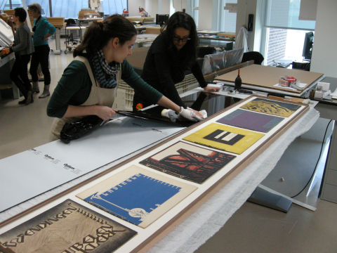 Paper conservators Dionysia Christoforou and Leila Sauvage have been framing artworks with Optium. ( ... 