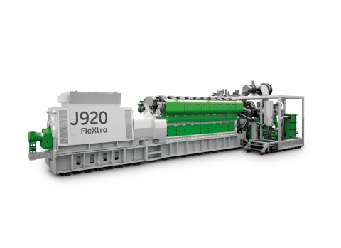 GE's largest Jenbacher gas engine model, the 9.5-megawatt J920 FleXtra, is the centerpiece of Bavari ... 