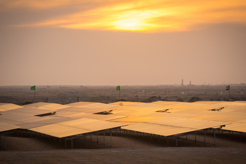 Africa's largest solar photovoltaic power plant located in Mauritania. (Photo Credit: Clement Tardif ...