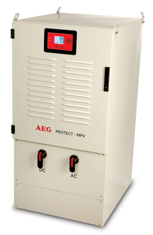 AEG Power Solutions' Modular Solar Inverter Protect MPV 75 (Photo: Business Wire)
