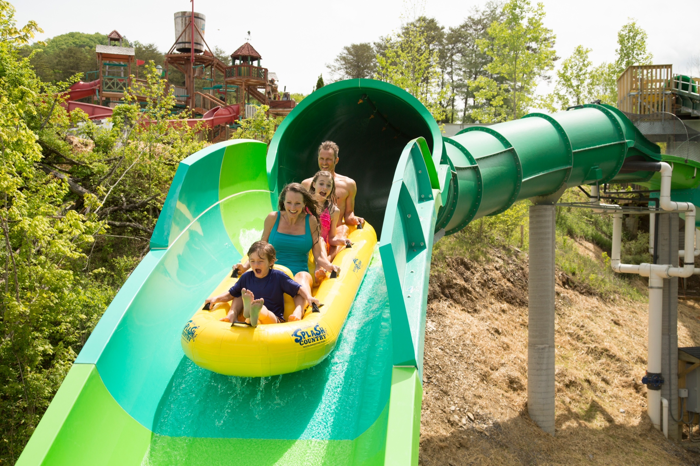 Dollywood’s Splash Country Opened RiverRush, Tennessee’s First, Only