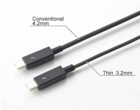 Sumitomo Electric has developed thin Thunderbolt cables, and recently obtained Intel Corporation's o ... 