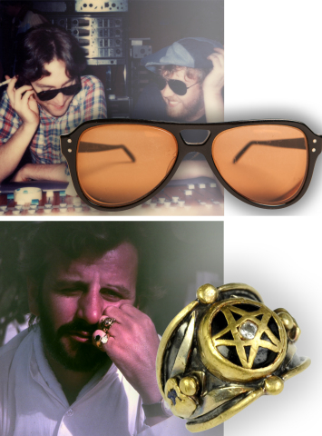 John Lennon's "Lost Weekend" glasses & Ringo Starr's "Power Ring" will be at the Mecum Celebrity Ite ... 