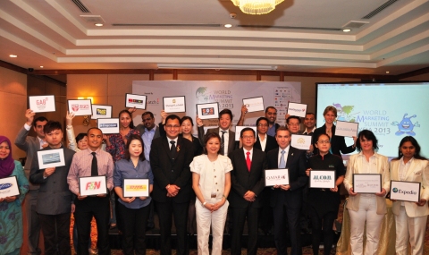 Standing front row fifth from left: World Marketing Summit Malaysia 2013 committee, Head of Strategi ... 