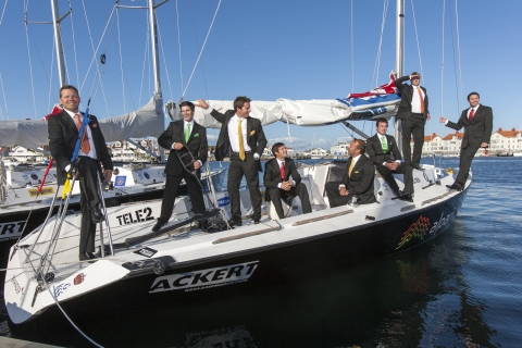 Alpari World Match Racing Tour skippers take FX trading challenge on tour (Photo: Business Wire)