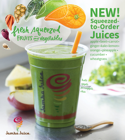 Jamba(R) Sees Significant Potential with Blended Whole Food and Juice Expansion (Photo: Business Wir ... 
