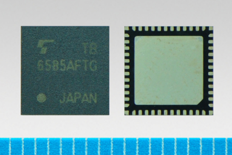 Toshiba's Three-Phase Brushless Motor Driver IC, "TB6585AFTG" (Photo: Business Wire)