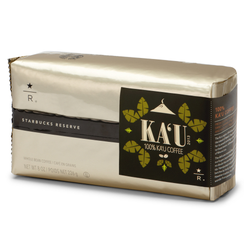 Ka'u from the Big Island of Hawaii is one of the Starbucks Reserve coffees currently available at st ... 