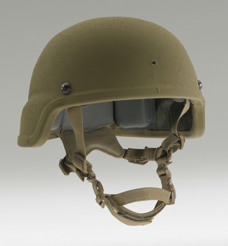 Enhanced Combat Helmet designed by Ceradyne Inc., a 3M company. (Photo: Business Wire)