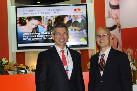 From left: Ed Glassman, group executive, Global Commercial Products & Solutions MasterCard and D.J.  ... 