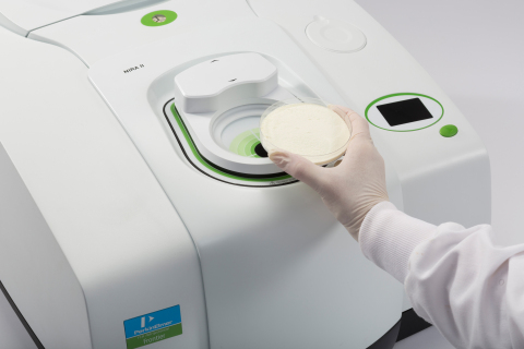 The first-of-its kind infrared spectrometer helps ensure quality and safety of milk powder. (Photo:  ... 