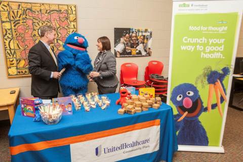 UnitedHealthcare Community Plan President Jeff Nohl, Sesame Street's Grover and Wisconsin First Lady ... 