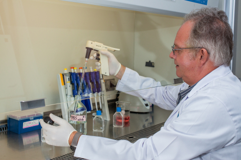 Dr. Michel Vandenplas, senior scientist at Ross University School of Veterinary Medicine (Photo: Bus ... 