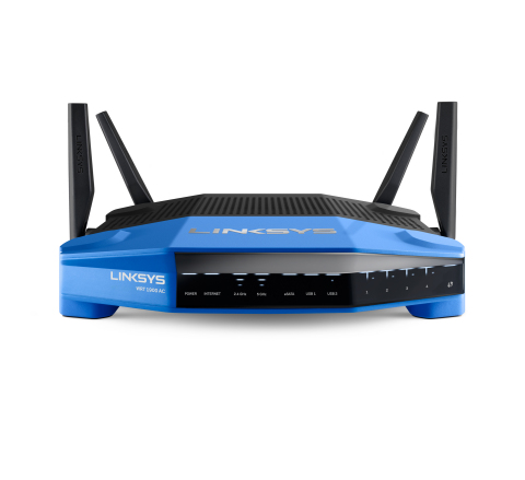 Linksys WRT1900AC Dual-Band Wi-Fi Router (Photo: Business Wire)