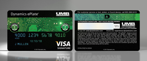 Special Edition CES ePlate Visa Card - the card that lights up! With over 70 electronic components a ... 