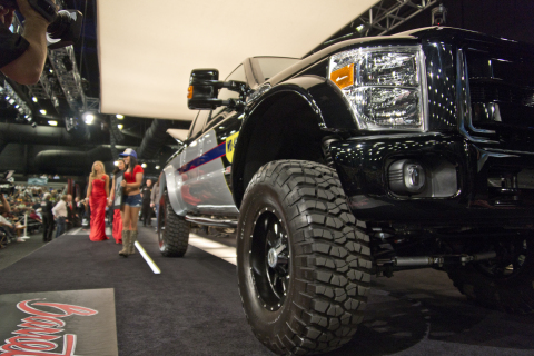 WD-40 Specialist/SEMA Cares Foose Ford F-350 on the block at Barrett-Jackson (Photo: Business Wire)