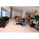 In this photo provided by Nintendo of America, celebrity trainer and fitness expert Kathy Kaehler plays Core Luge, one of 19 new activities and exercises in Wii Fit U that allow users to discover fun new ways to get up and get moving. Nintendo is partnering with Kaehler for the "Wii Fit U Challenge," which encourages Wii U owners and families to incorporate the game into their busy schedules as a fun and convenient way to stay active throughout the year. (Photo: Business Wire) In this photo provided by Nintendo of America, celebrity trainer and fitness expert Kathy Kaehler plays Core Luge, one of 19 new activities and exercises in Wii Fit U that allow users to discover fun new ways to get up and get moving. Nintendo is partnering with Kaehler for the "Wii Fit U Challenge," which encourages Wii U owners and families to incorporate the game into their busy schedules as a fun and convenient way to stay active throughout the year. (Photo: Business Wire)