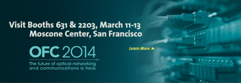 Visit MACOM at Booth 2203 for more information at the OFC 2014 show in San Francisco (Photo: Busines ... 