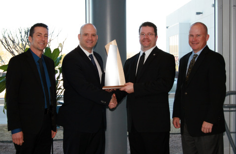 Mouser Electronics has received the 2013 Top Distributor Award from Philips Lumileds. Pictured (l to ... 