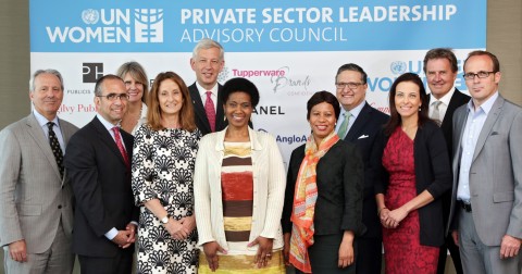 The launch of UN Women's Private Sector Leadership Advisory Council, held at United Nations Headquar ... 