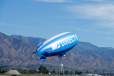 DIRECTV Blimp Makes Its First Trip Out West (Photo: Business Wire)