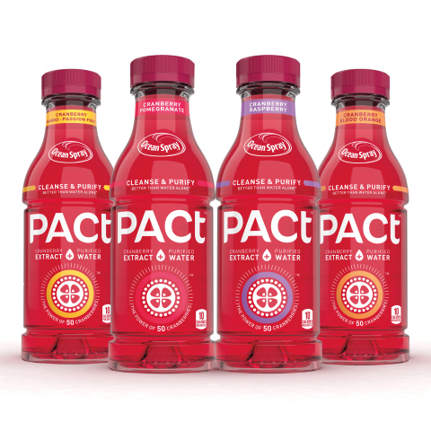 Meet PACt™ cranberry extract water, Ocean Spray's new beverage that harnesses the health benefits of ... 