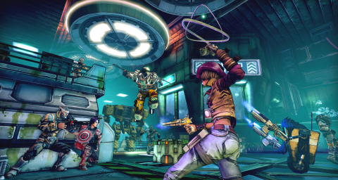 2K and Gearbox Software announced today that the newest standalone game in the critically acclaimed Borderlands franchise, Borderlands&reg;: The Pre-Sequel&trade;, is now available in North America for the Xbox 360 games and entertainment system from Microsoft, PlayStation&reg;3 computer entertainment system, and Windows PC. (Graphic: Business Wire)