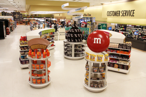 The Hershey Company's Candy Experience, a new concept to replace the traditional candy aisle, sits a ... 