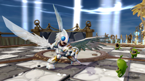 Knight Light, one of two new Trap Masters, appears in the Skylanders&reg; Trap Team Light Element Expansion Pack arriving at retail nationwide this holiday season. (Photo: Business Wire)