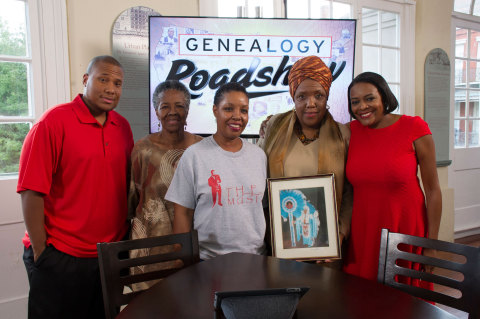 Genealogy Roadshow in New Orleans featuring Cherise Harrison-Nelson and family with Kenyatta Berry a ... 