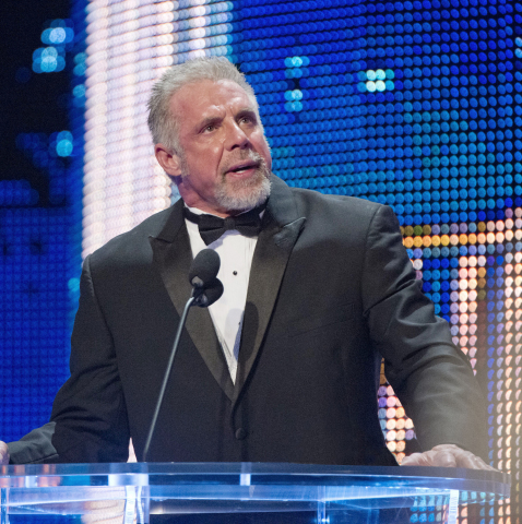 The Ultimate Warrior at the WWE 2014 Hall of Fame. (Photo: Business Wire)