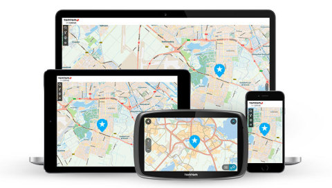 TomTom introduces TomTom MyDrive, a website and app designed to seamlessly connect the car to the di ... 