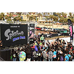 In this photo provided by Nintendo of America, fans gather to cheer on teams as they participate in an ink-filled obstacle course at the Splatoon Mess Fest event at the Santa Monica Pier in California. The event celebrates Splatoon, Nintendo's colorful action shooter game launching exclusively for Wii U on May 29, 2015. In this photo provided by Nintendo of America, fans gather to cheer on teams as they participate in an ink-filled obstacle course at the Splatoon Mess Fest event at the Santa Monica Pier in California. The event celebrates Splatoon, Nintendo's colorful action shooter game launching exclusively for Wii U on May 29, 2015.