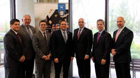 Combined Insurance's first military hiring summit held on May 11, 2015, was created to bring governm ... 