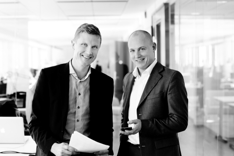 The two Brightstep founders: Karl Moberg, CEO (l.) & Mattias Pihlström, Co-CEO (r.) (Photo: Business ... 