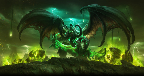 Destruction rains in World of Warcraft: Legion, the upcoming sixth expansion to Blizzard Entertainment's acclaimed massively multiplayer online role-playing game. (Graphic: Business Wire)