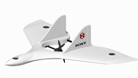 Aerosense's New Autonomous Unmanned Aerial Vehicle (Wing span 2,169mm, length 1,579mm, height 594mm) ... 