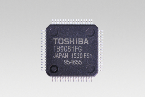 Toshiba: a brushless motor pre-driver IC "TB9081FG" for electric power steering systems(EPS) (Photo: ... 