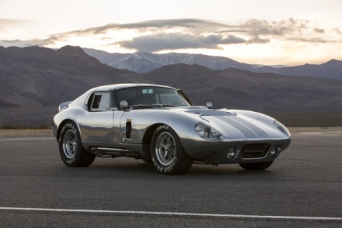 Continuation Shelby Cobra Daytona Coupe in aluminum. (Photo: Business Wire)