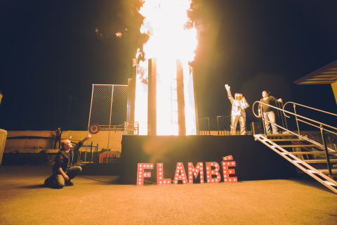 Dunk Tank Flambe. STEAM Carnival, Two Bit Circus (Photo: Business Wire)
