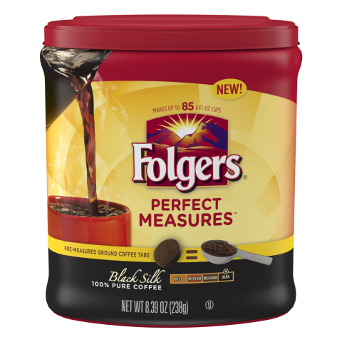 Brew the Perfect Pot Of Coffee Every Time with New Folgers® Perfect Measures Coffee Tabs (Photo: Bus ... 