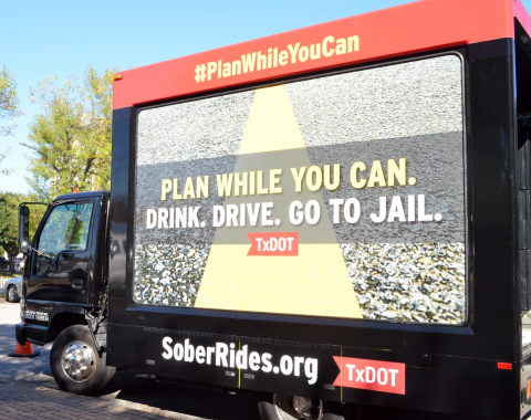 TxDOT Plan While You Can Interactive Vehicle. Visit SoberRides.org (Photo: Business Wire)