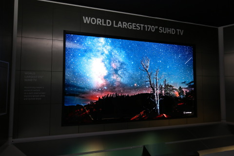 Samsung's "Future TV Zone" at CES 2016 includes design concepts that highlight the capabilities and  ... 