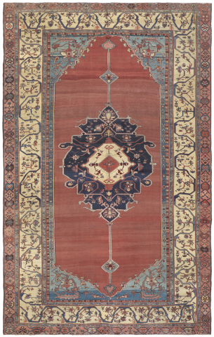 Bakshaish, 11’2” x 18’, second quarter, 19th century. This nearly two centuries old, world-class-cal ... 