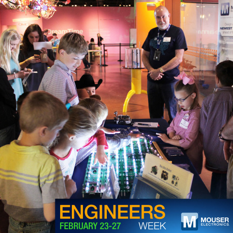 Mouser Electronics will be a major sponsor of Engineers Week, a weeklong event dedicated to inspirin ... 