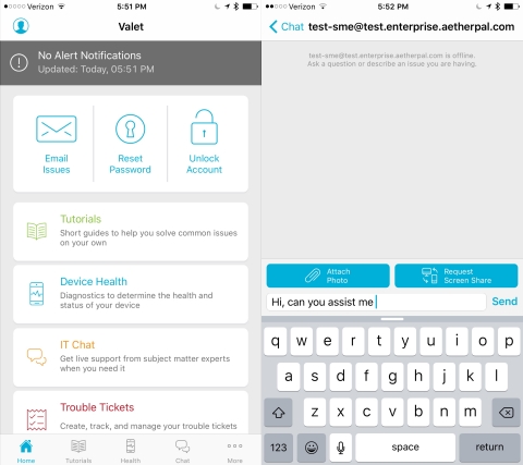 Aetherpal Launches Valet Enterprise Mobile Support