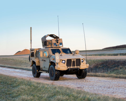 The next generation Oshkosh JLTV is a ''network on wheels'', able to serve as a mobile command cente ... 