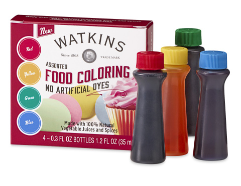 J.R. Watkins to Unveil Line of All-Natural Food Color | Business Wire