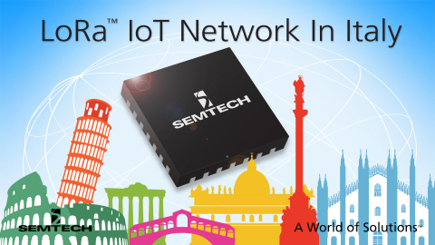 Semtech LoRa™ Wireless RF Technology Adopted by A2A for New Smart City Initiative. (Graphic: Busines ... 