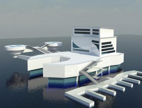 First place in the Art and Architecture category is the Underwater Hotel submitted by Zachary Trippo ... 